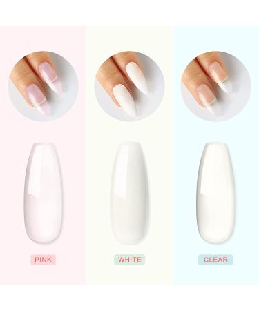 Professional Acrylic Nail Kit with Glitter Powder & False Nail Tips - Starter Set 01 - Buy Online on GoSupps.com