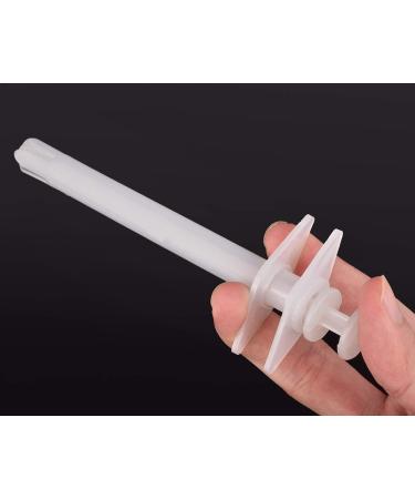 Pet Piller 2 Pieces Plastic Pill Popper for Dogs & Large Cats - White Pet Pill Dispenser - Buy Online on GoSupps.com