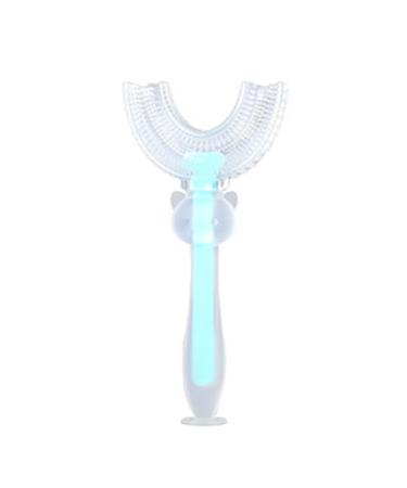 ROSEWARD Upgraded U-Shaped Kids Toothbrush - Large (Age 6-12) Blue | Extra Soft Silicone | 360 Round Toothbrush - Buy Online on GoSupps.com