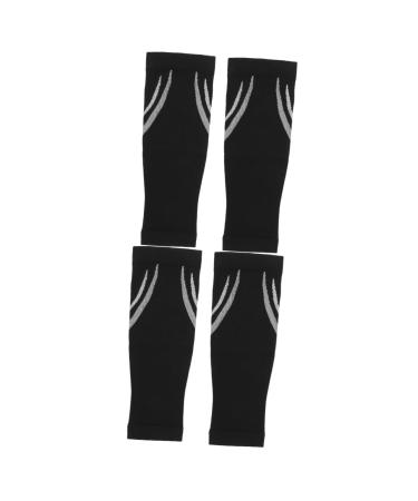 Gatuida Warming Socks 2 Pairs Calf Compression Leg Sleeves Shin Compression Sleeve Calf Socks Calf Support Sleeve Running Calf Sleeves Fitness Jump Rope Men and Sports