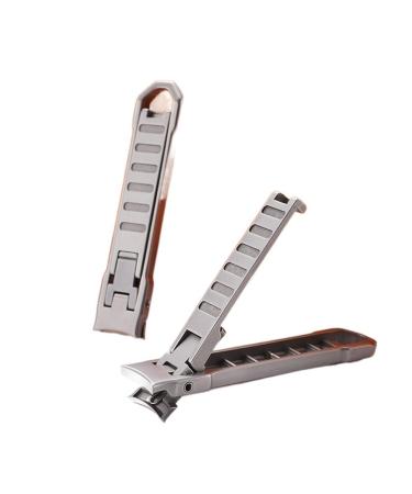 SUICRA Nail Clippers Fingernail Clipper Toenail Ultra-Thin Nail Clippers Collapsible Portable Travel Fingernail Keychain Nail Scissors Cutter Manicure Tool