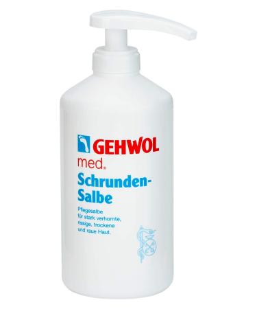 Gehwol Med Salve for Cracked Skin 500ml Dispenser Pump - Servere Dry or Rough Skin 500 ml (Pack of 1)