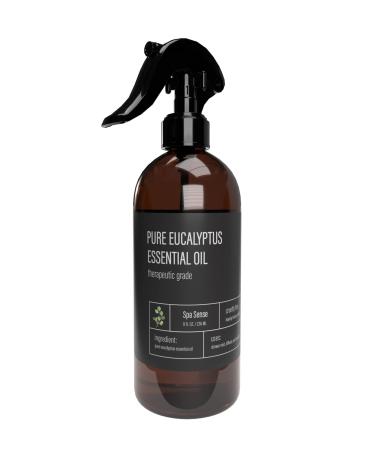 Spa Sense Pure Eucalyptus Oil Shower Mist and Steam Room Spray - All Natural Room Spray and Eucalyptus Spray for Shower - Premium Aromatherapy Eucalyptus Essential Oil Spray - 8 Ounce 8 Ounce (Pack of 1)