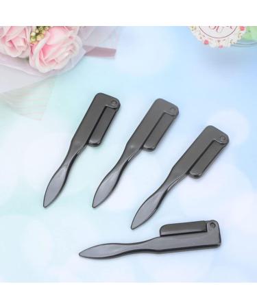 Lurrose 3-Piece Eyelash Comb & Eyebrow Trimming Tools - Rustproof Steel Makeup Brushes for Perfect Eyelash Shaping & Brow Grooming - Multi-Purpose Beauty Essentials - Buy Online on GoSupps.com