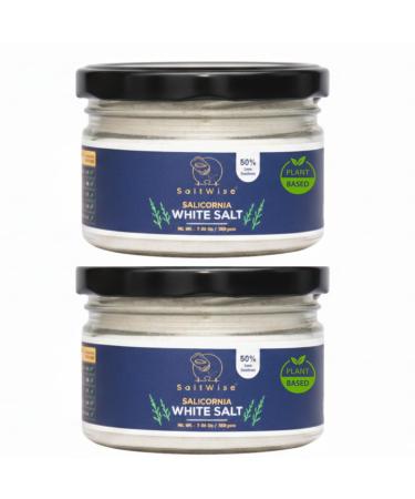 Sel Blanc Salicorne Saltwise Lot De 2 Pots De Qualit Sup rieure Substitut De Sel Faible Teneur En Sodium Riche En Min raux V g taux Casher 100% Naturel Sans Additifs (400 G Au Total)