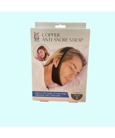 Simple Living Copper Anti-Snore Strap Set - Sleep Better Snore Less | International Shipping Available - Buy Online on GoSupps.com