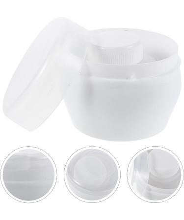 PLAFOPE Lot de 2 Pots de Poudre B b Blancs avec Houppettes Douces Distributeur de Poudre de Voyage Compact et tui de Rangement L ger pour Soins Corporels et Usage Quotidien - Buy Online on GoSupps.com