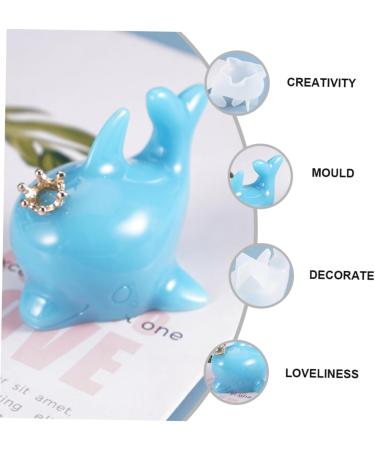 STOBOK 1pc Dolphin Mold 3D Animal Silicone Molds Dolphin Ornament Hand Mold Animal Cake Baking Moulds Ice Cream Mold Decor Epoxy Dolphin Shape Mold Clay White Silica Gel Desktop - Buy Online on GoSupps.com