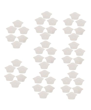 FRCOLOR 24 Pairs Cuttable Half Size Stickers High-Heeled Shoes Pad Heel Stickers Heel Guards Sleeve Womens Shoes Heels High Heel Inserts Shoes Cushion Women's Supplies Sponge White Thicken