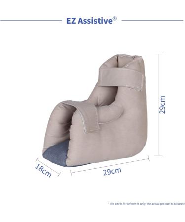 Heel Protectors for Bed Pressure Sores - Cushioned Foot Boot for Ulcer Pain Relief & Comfort for Bedridden Patients - Buy Online on GoSupps.com