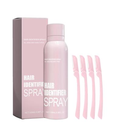 Hair Identifier Spray for Face Shaving Face Hair Identifier Spray Skin body hair identifying spray Spray for All Hair Typess (1 Set)