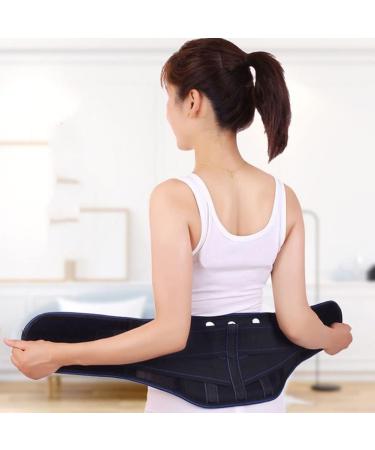 Tiiffy Self-Warming Magnetic Waist Bandage Belt for Lower Back Pain Relief - Heated Lordosis Support for Men & Women (XXL) - Breathable Magnetic Back Support for Muscle Injuries - Buy Online on GoSupps.com