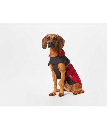 Wolters Easy Rain Jacket in Black/Red - Lightweight Waterproof Raincoat | 28 cm Back Length | International Shipping Available - Buy Online on GoSupps.com