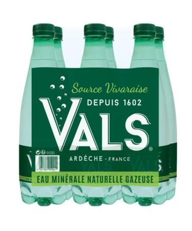 Vals Sparkling Mineral Water from Ardèche 6 x 50 cl