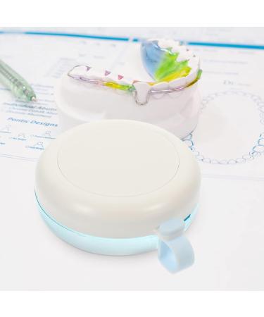 Buy Healeeved Prosthesis Box | Durable Dental & Retainer Storage for Travel Picnic & Dining - White & Blue - Buy Online on GoSupps.com