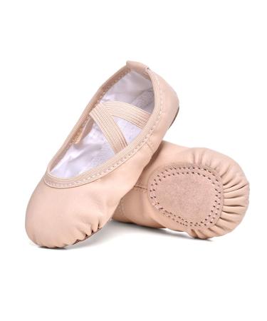 Stelle Girls Ballet Practice Shoes, Yoga Shoes for Dancing 9 Toddler Ballet Pink
