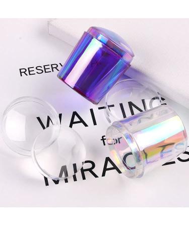 Buy Nail Stamper for French Nail Art - Clear Jelly & Silicone Rubber Polish Stamper for Perfect Tips | International Shipping Available - Buy Online on GoSupps.com