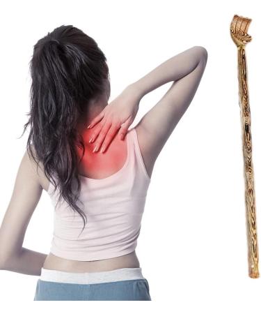 LIUMMRCY Wooden Back Scratcher Long Handle Manual Massage Device for Total Body Relaxation - Buy Online on GoSupps.com