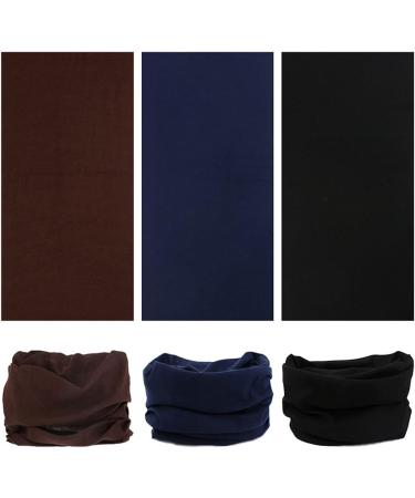 VANCROWN Headband Neck Gaiter 12PCS Solid Color - Unisex Face Mask Bandana - Buy Online on GoSupps.com
