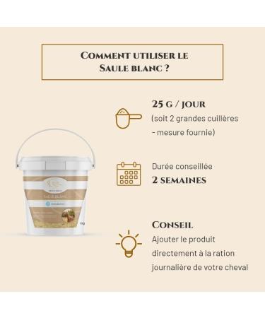 PRINCE EQUIN - SAULE BLANC - Horse nutritional supplement - Bucket 1 kg - Joint comfort - Joint flexibility - French brand - Buy Online on GoSupps.com