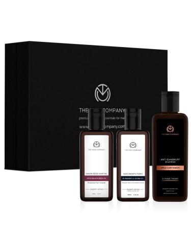 The Man Company Onion Seed Oil Hair Care Hair Growth Tonic 3% Redensyl Apple Cider Vinegar Shampooanti Dandruff Set Of 3