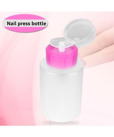 Nail Polish Remover Container Empty Pump Dispenser Refillable Portable Bottle Manicure Tool for Store Nail Unloading Water Alcohol Makeup Remover - Buy Online on GoSupps.com