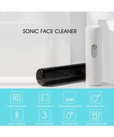 Corsehild Facial Brush Water-Resistant Facial Cleansing Spin Brush Set 3 Exfoliating Brush Heads - Gentle Exfoliating and Massaging Electric Face Cleansing USB Charging (Color : White) - Buy Online on GoSupps.com