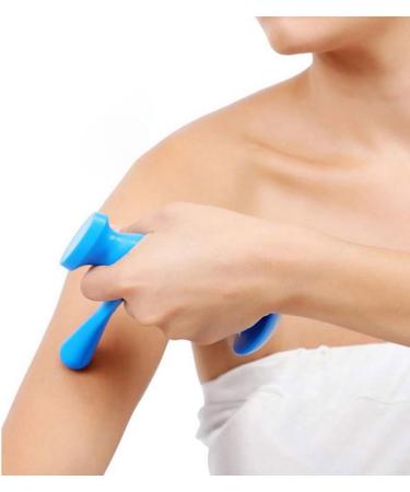 Handheld Massage Tool - Point Pressure Rescue Thumb Massager for Back Relief | Blue - Enhance Your Wellbeing Today! - Buy Online on GoSupps.com