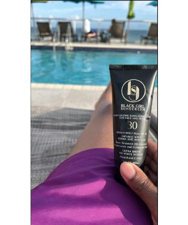 BlackGirlSunscreen SPF 30 - 3 FL OZ - Made by Women of Color for People of Color - Buy Online on GoSupps.com