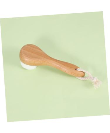 Beaupretty 1pc Facial Cleansing Skin Cleaning Scrub Brush Facial Brush for Cleaning Skin Cleaning Brush Skin Cleanser Cleaning Exfoliator face Bamboo Soft Brush - Buy Online on GoSupps.com