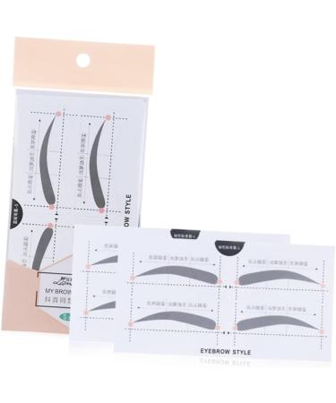 Beavorty Eyebrow Template 2 Makeup Kit Beauty Kit Eyebrow Card Easy Eyebrow Stencil Eyebrow Sticker Simple A607 Makeup Tools - Buy Online on GoSupps.com