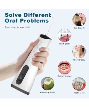 Portable Electric Water Dental Flosser - Rechargeable Cordless Oral Irrigator with Patent Pump | Travel-Friendly Teeth Cleaning - Buy Online on GoSupps.com