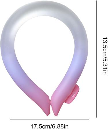 Portable Neck Cooler | Personal Cooling Tube for Hot Weather | Wearable Ice Cooling Neck Tubes Hands- Neck Bands Coolers Ice Rings Neck Coolers for Hot Weather Apujent Hot Pink - Buy Online on GoSupps.com