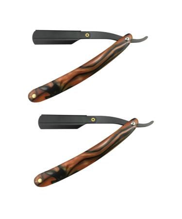 Beaupretty 2st hand razier Portable portable hair straightener shaver holder ocket razor apparatus Calgering Safe razor men razor handbook hairy knife wood