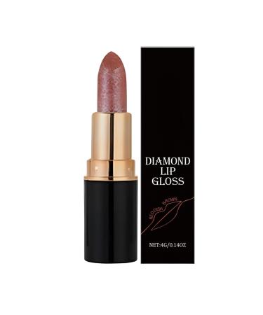 Glitter Lipstick | Long-Lasting Moisturizing Cosmetics - Glossy Lip Balm Red Makeup | for Birthday Valentine's Day Bride Ladies Party Wedding Events