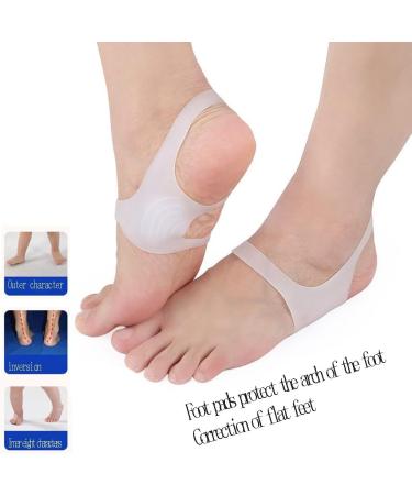 Deaver Footwood Cushions & Silicone Correction Cuff | Flat Support Socks & Midfoot Massage Cushion - Comfort for Men & Women - Buy Online on GoSupps.com