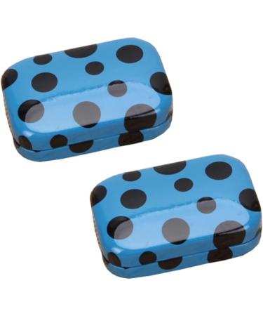 Lalafina 2ST Contact Lens Container Set - Travel Tweezers & Remover for Colored Contacts - Mini Storage Box (8.5x5.5 cm) - Perfect for International Shipping - Buy Online on GoSupps.com