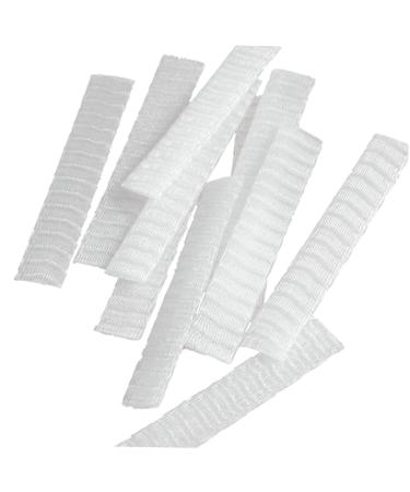 100pcs Makeup Brush Covers - Expandable Mesh Guards for Travel | White 11x1cm Makeup Sleeves - Buy Online on GoSupps.com