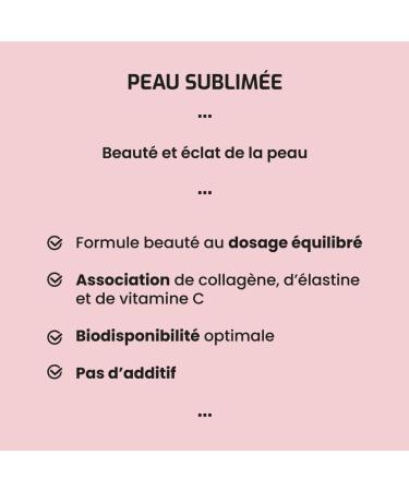 Laboratoire Beauchamp - Nutritional supplement SUBLIMEE SKIN - Bag 150g - Collagen Elastin Vitamin C - Radiant and luminous skin - Buy Online on GoSupps.com