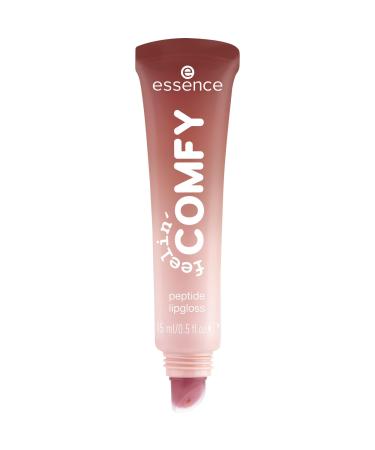 cosnova essence feelin comfy peptide lip gloss nourishing natural 15ml