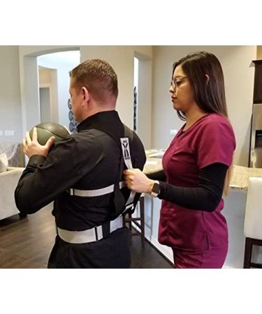 Drop Support Harness for Patient Fall Prevention | Epilepsy, Parkinson's, Elderly Care | PT/OT's Choice for Balance & Stability | LARGE Black - Buy Online on GoSupps.com