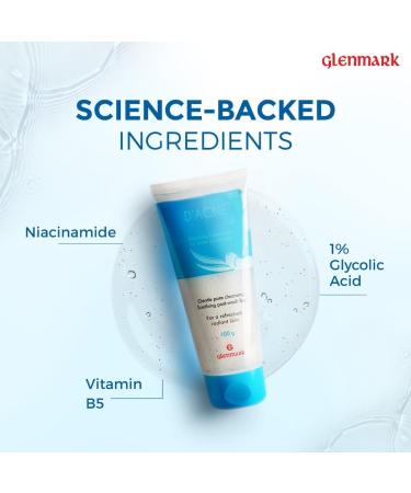 D'Acne Soft Face Wash | Unclogs Pores & Prevents Pimples | 1% Glycolic Acid & Niacinamide | Acne-Prone Skin Solution | 100 ml | Suitable for Men & Women - Buy Online on GoSupps.com