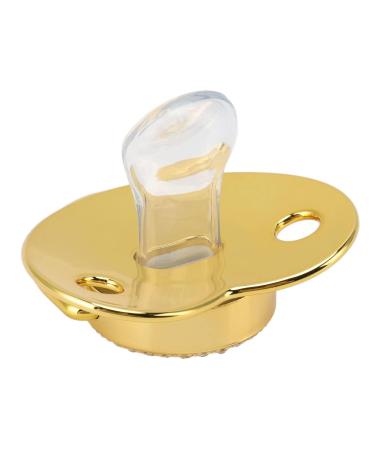Personalized Bling Pacifier | Shiny Heart-Shaped Rhinestone Pacifier for Babies | Perfect Newborn Gift (Gold) - Buy Online on GoSupps.com