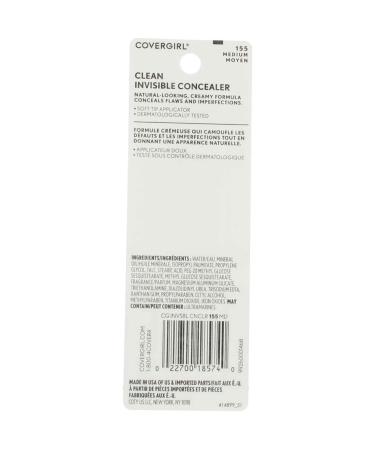 COVERGIRL Clean Invisible Lightweight Concealer Medium .32 oz | 1 Count - Buy Online on GoSupps.com