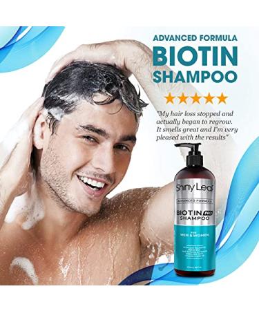 Biotin Shampoo for Hair Growth with DHT Blockers - Sulfate & Paraben-Free Thickening Shampoo for Hair Loss - Men and Women - 16oz - Buy Online on GoSupps.com