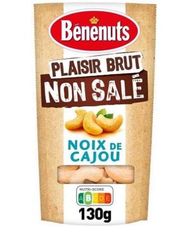 BENENUTS - Raw Pleasure Unsalted Cashew Nuts 130G - Pack of 3 - Sold in Packs - Buy Online on GoSupps.com