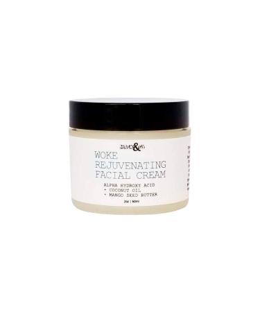 WOKE Original Face & Eye Cream - Anti-Aging for Puffiness & Dark Circles | Alpha Hydroxy Coconut Oil Mango Seed Butter | 2 oz Birthday Zodiac Gift - Buy Online on GoSupps.com