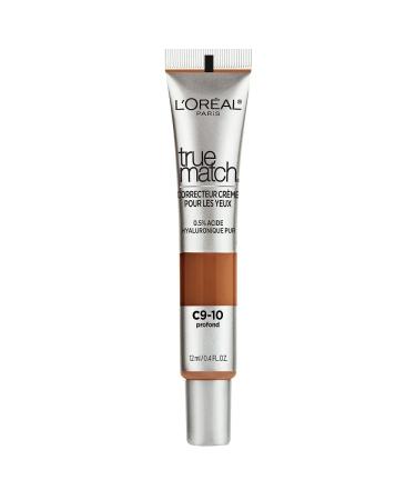 L Or al Paris True Match Eye Cream Concealer - 0.5% Hyaluronic Acid Deep C9-10 0.4 fl. oz. - Shop Now for Flawless Skin - Buy Online on GoSupps.com