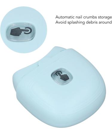 Electric Nail Grinder with Smart Chip Proof and Anti Pinch Design Rechargeable Nail Trimmer for Baby Adults (blue) - Buy Online on GoSupps.com