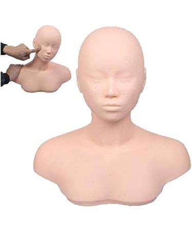 Mannequin Head - Manikin Head - with Shoulders External Carving Acupuncture Points for Acupuncture Point Beauty Practice Model for Beginners Constructive23 - Buy Online on GoSupps.com